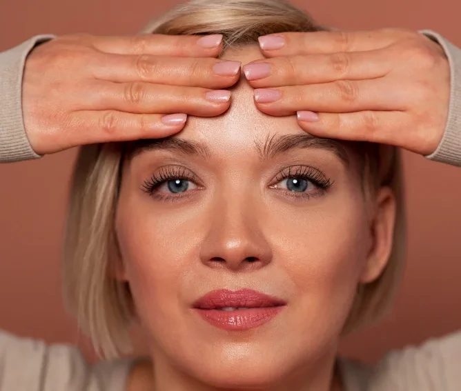 efecto de tensado facial y firmeza en la piel tras un tratamiento de estética AnaMarco